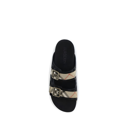 Burberry Multicolor Rubber Flat Sandals