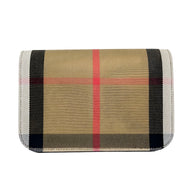Burberry Small Leather Madison Crossbody Check Bag