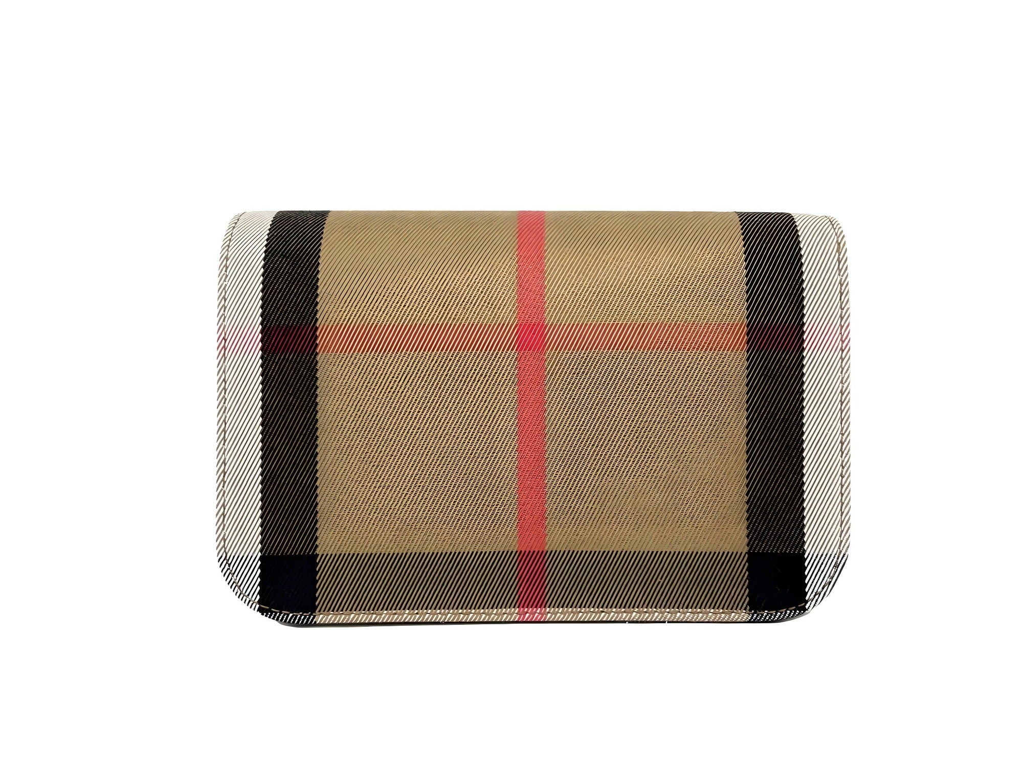 Burberry Small Leather Madison Crossbody Check Bag