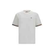 Burberry White Cotton T-Shirt