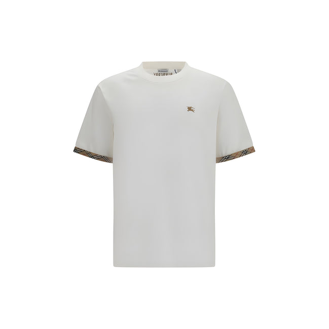Burberry White Cotton T-Shirt