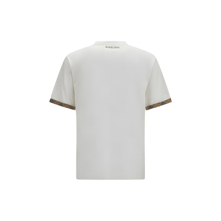 Burberry White Cotton T-Shirt