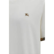 Burberry White Cotton T-Shirt