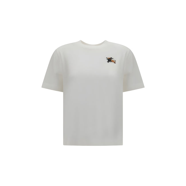 Burberry White Cotton T-Shirt