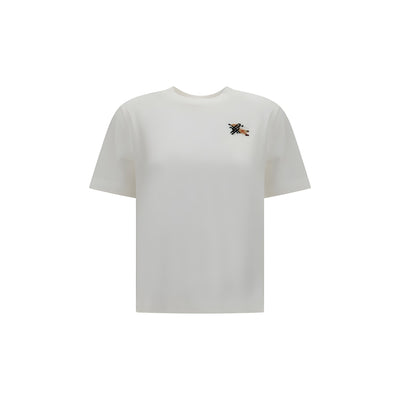 Burberry White Cotton T-Shirt