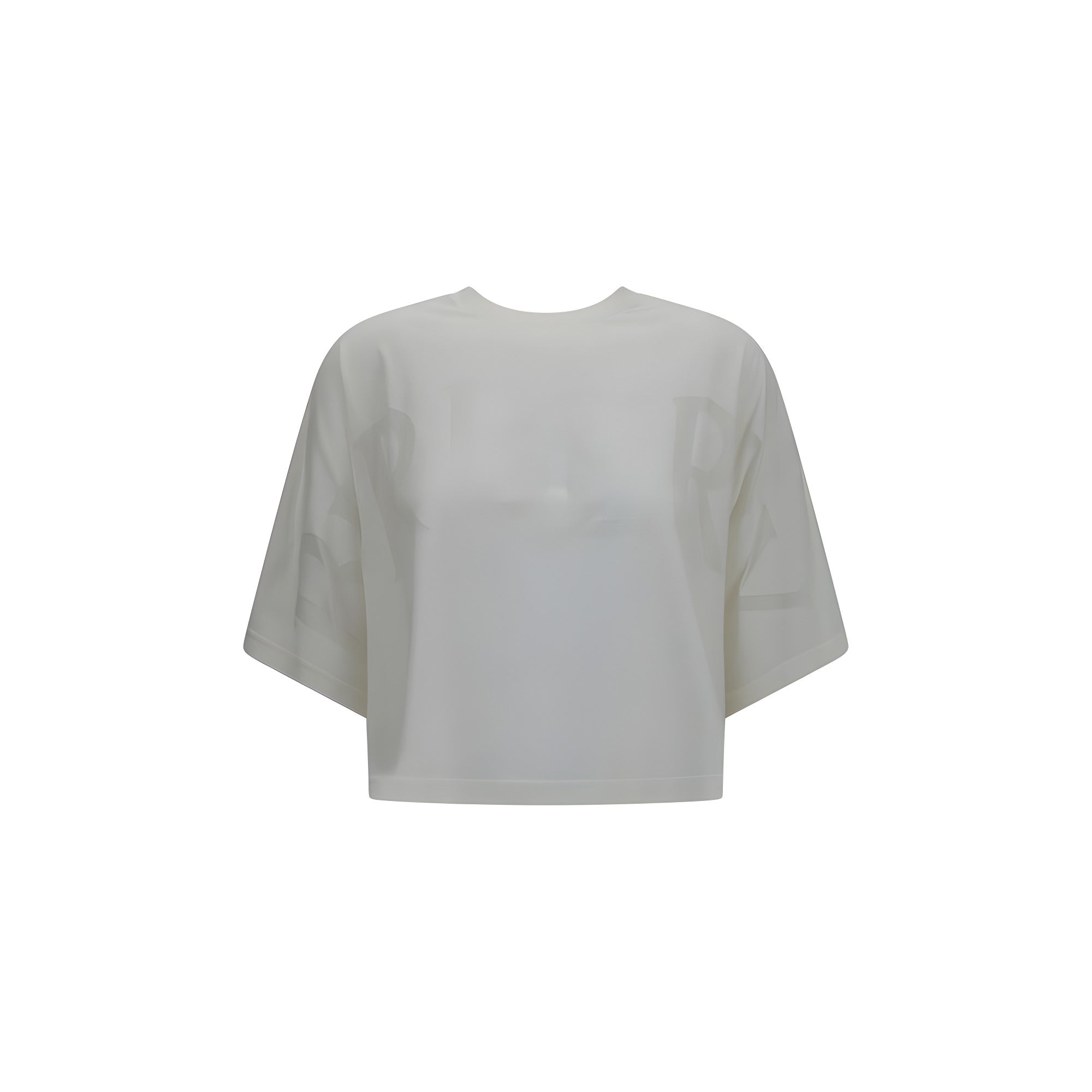 Burberry White Cotton T-Shirt