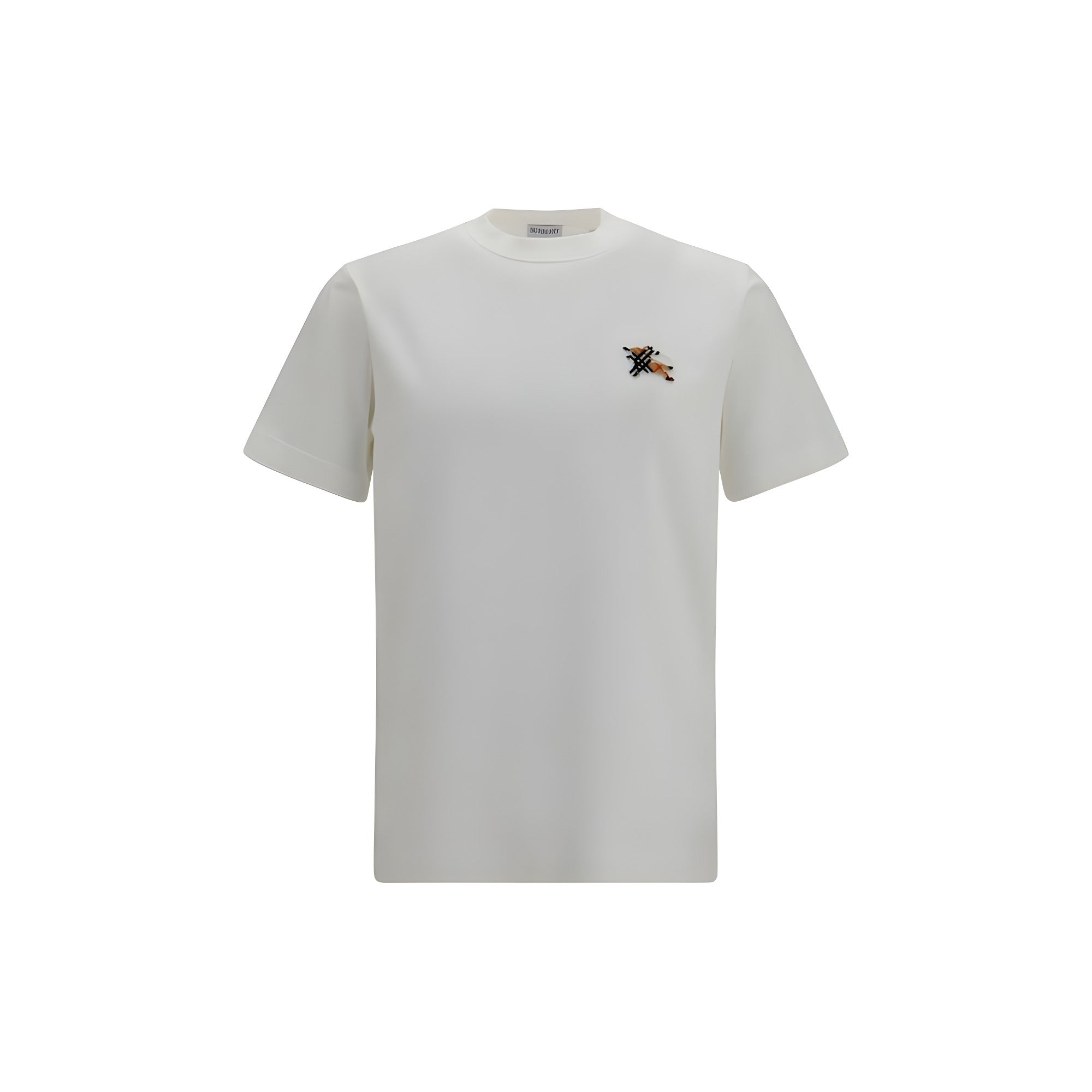 Burberry White Cotton T-Shirt