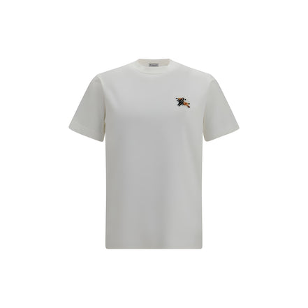 Burberry White Cotton T-Shirt