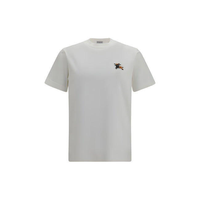 Burberry White Cotton T-Shirt