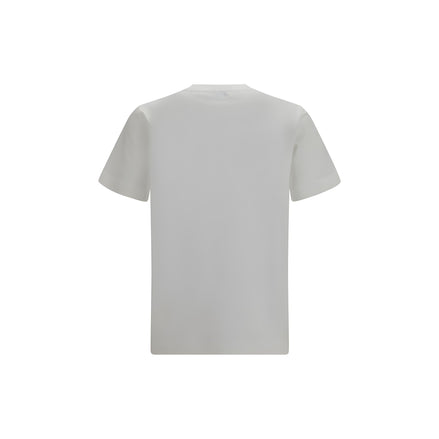 Burberry White Cotton T-Shirt