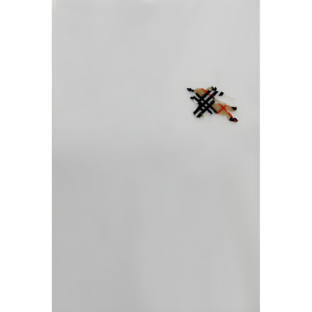 Burberry White Cotton T-Shirt