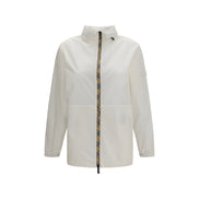 Burberry White Polyamide Shell Jacket