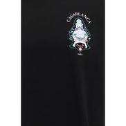 Casablanca Black Cotton T-Shirt