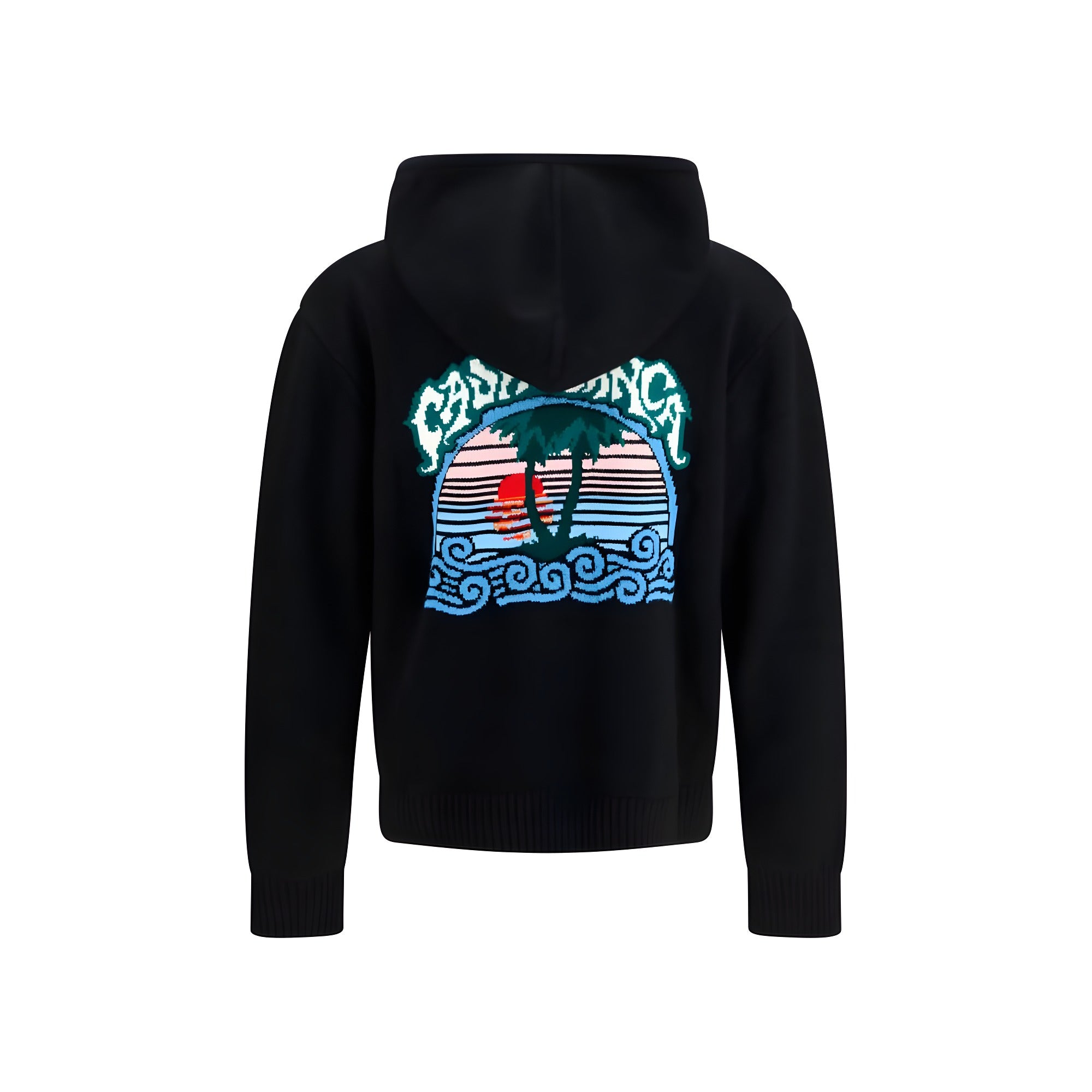 Casablanca Black Wool Sweatshirt
