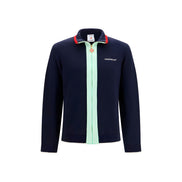 Casablanca Blue Wool Full-Length Jacket