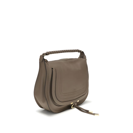 Chloé Beige Marcie Shoulder Bag
