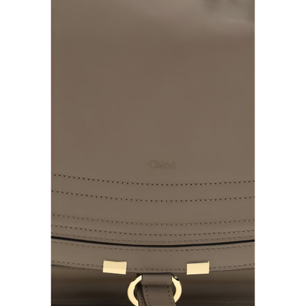Chloé Beige Marcie Shoulder Bag