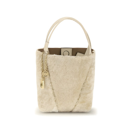 Chloé Beige Calf Leather Bos Taurus Shoulder Bag