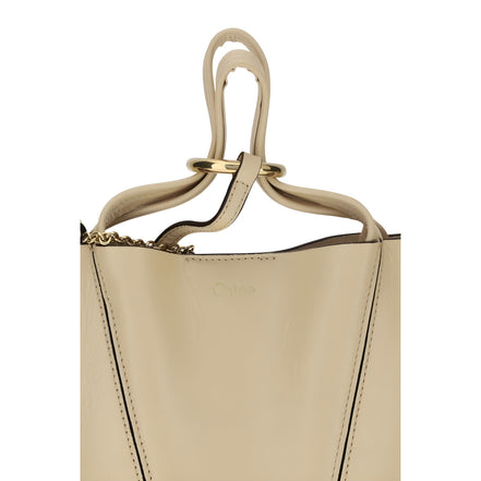 Chloé Beige Spin Shoulder Bag
