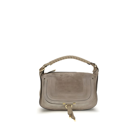 Chloé Beige Calf Leather Shoulder Bag - Marcie