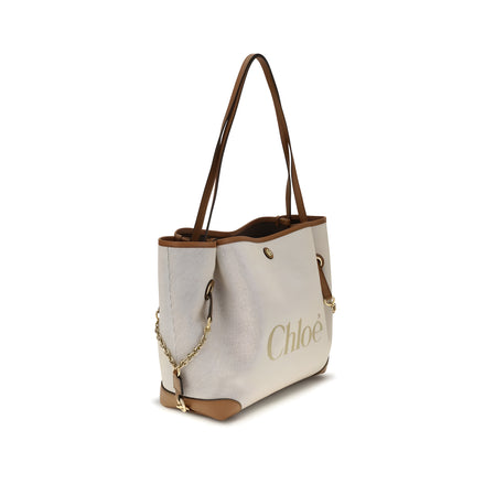 Chloé Beige Cotton Shoulder Bag