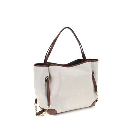 Chloé Beige Cotton Shoulder Bag