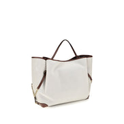 Chloé Beige Cotton Shoulder Bag