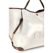 Chloé Beige Cotton Shoulder Bag