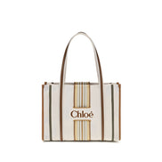 Chloé Beige Cotton Shoulder Bag