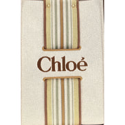 Chloé Beige Cotton Shoulder Bag
