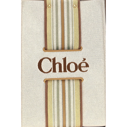 Chloé Beige Cotton Shoulder Bag