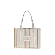 Chloé Beige Cotton Shoulder Bag