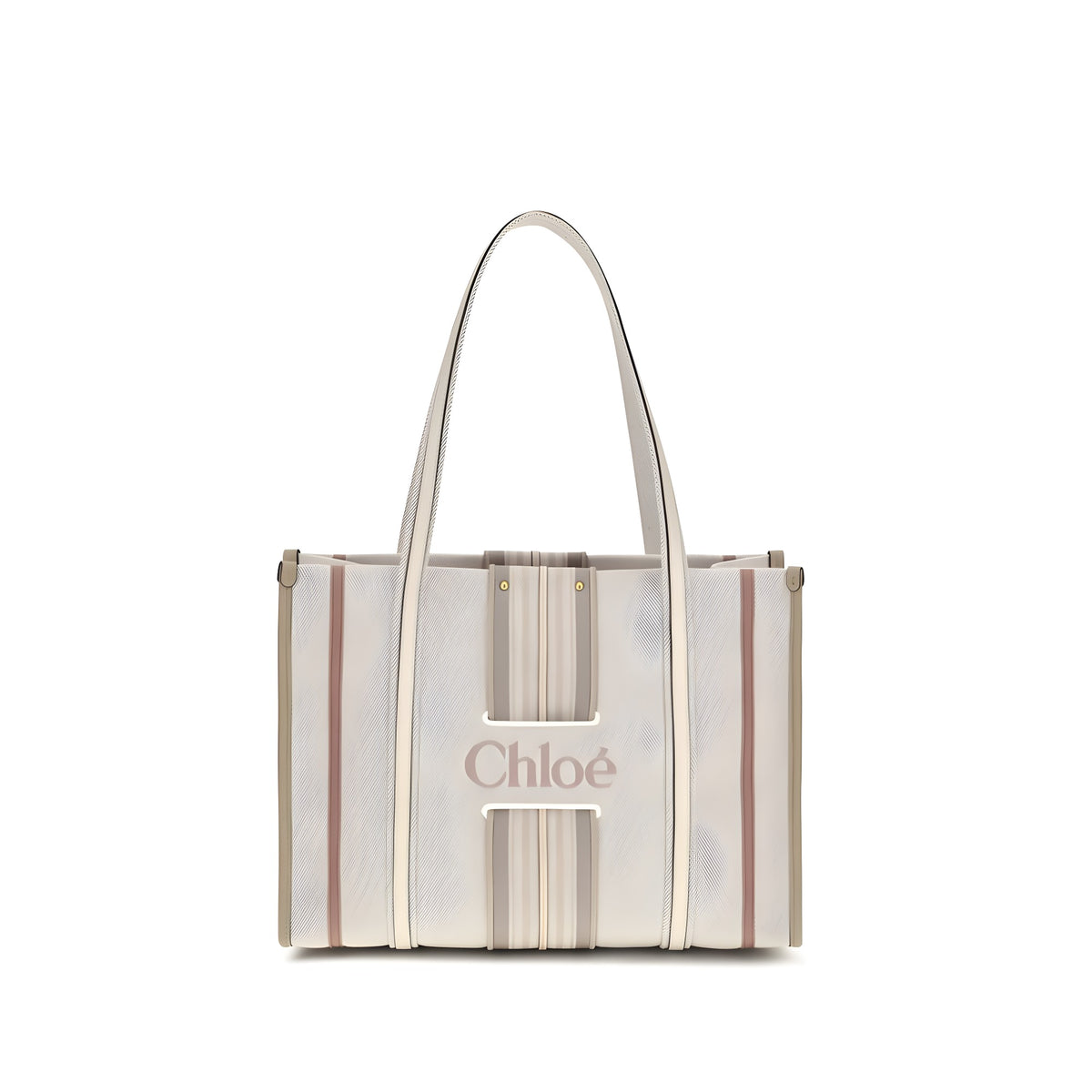 Chloé Beige Cotton Shoulder Bag