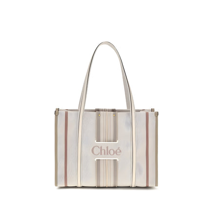 Chloé Beige Cotton Shoulder Bag