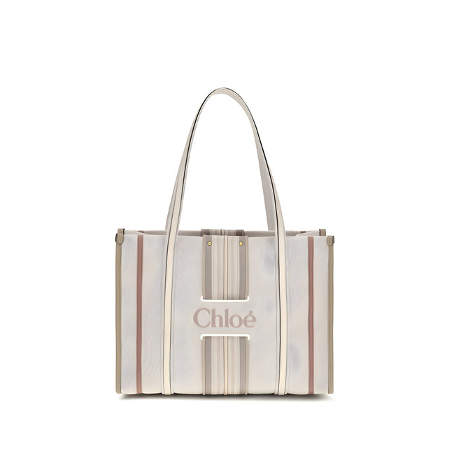 Chloé Beige Cotton Shoulder Bag