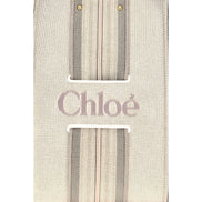Chloé Beige Cotton Shoulder Bag