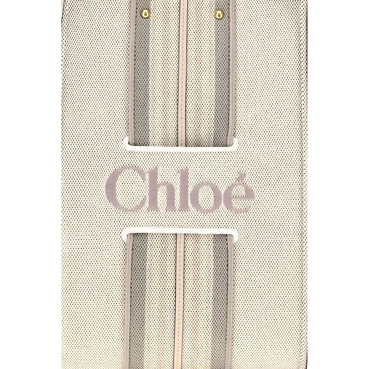 Chloé Beige Cotton Shoulder Bag