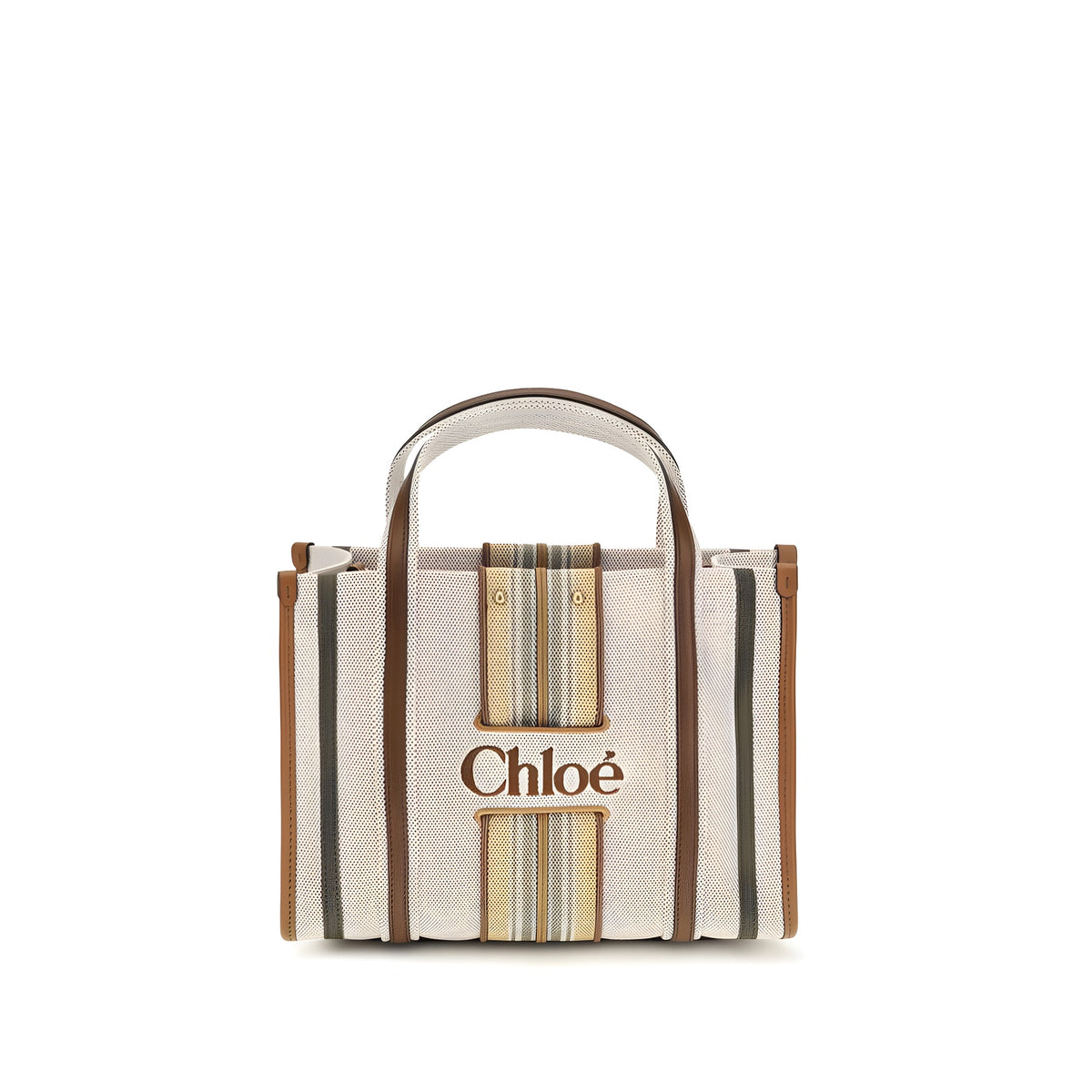 Chloé Beige Cotton Shoulder Bag