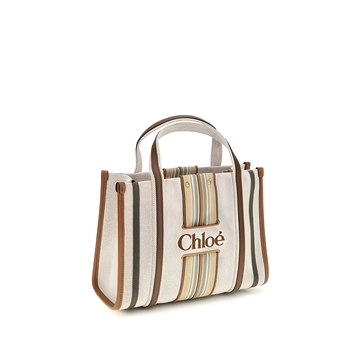 Chloé Beige Cotton Shoulder Bag