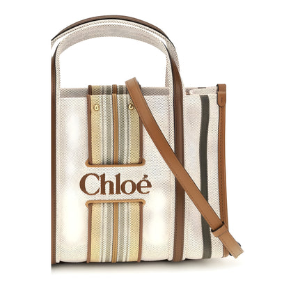 Chloé Beige Cotton Shoulder Bag