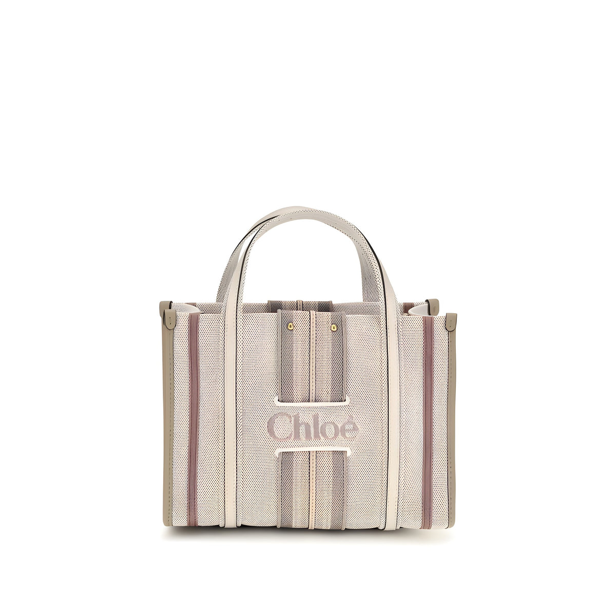 Chloé Beige Cotton Shoulder Bag