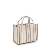 Chloé Beige Cotton Shoulder Bag
