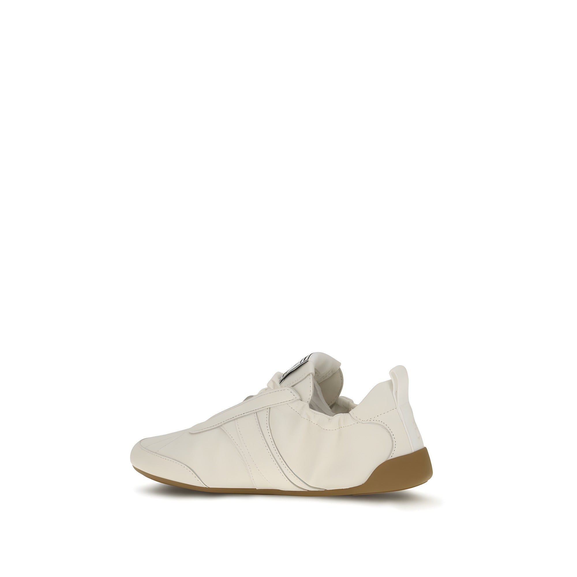 Chloé Beige Fabric Athletic Sneakers
