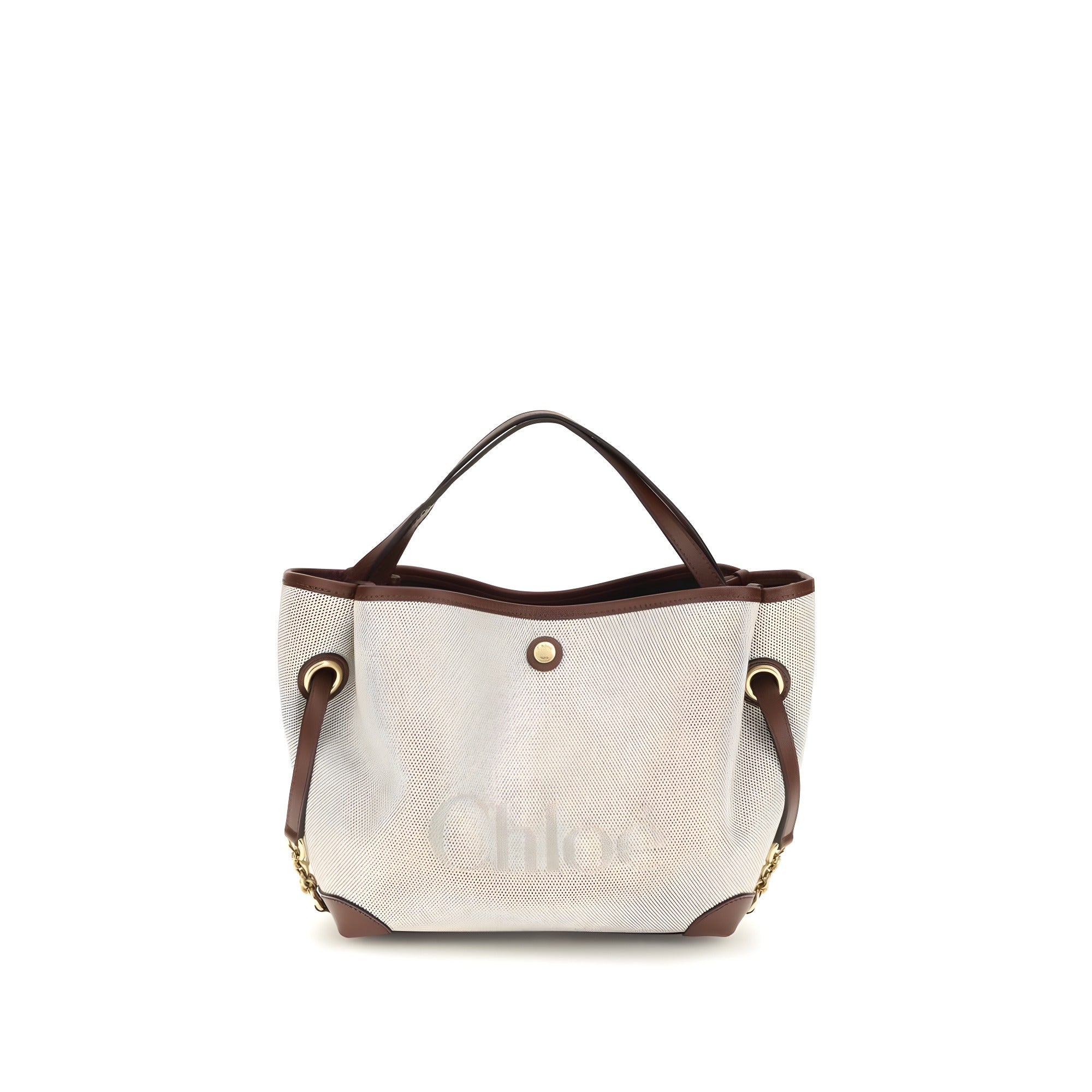 Chloé Beige Fabric Handbag