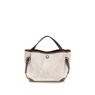 Chloé Beige Fabric Handbag
