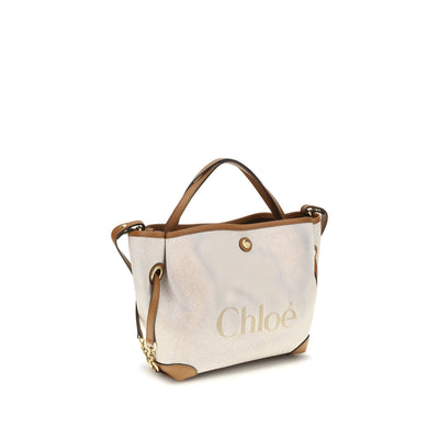 Chloé Beige Fabric Shoulder Bag
