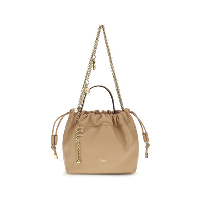 Chloé Beige Lambskin Shoulder Bag