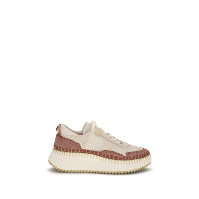 Chloé Beige Chunky Sneakers