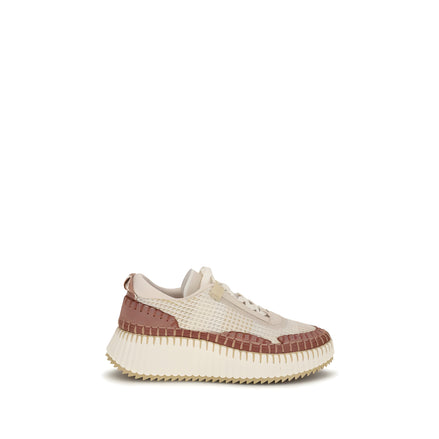 Chloé Beige Chunky Sneakers