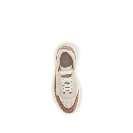 Chloé Beige Chunky Sneakers